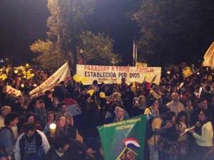 March for Life held in Paraguay this week.
