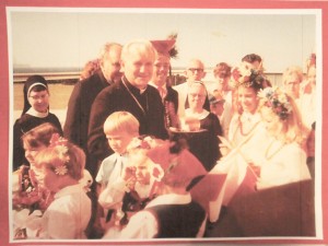 Visit of Cardinal Karol Wojtyla to Polonia, Wisconsin in 1976