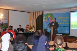 Father Pawel Blok speaks at the 2014 Holiness of Life Week, 2014. 