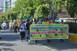 March for Marriage in Cebu Philippines with HLI's Dr. Bullecer. March 2015