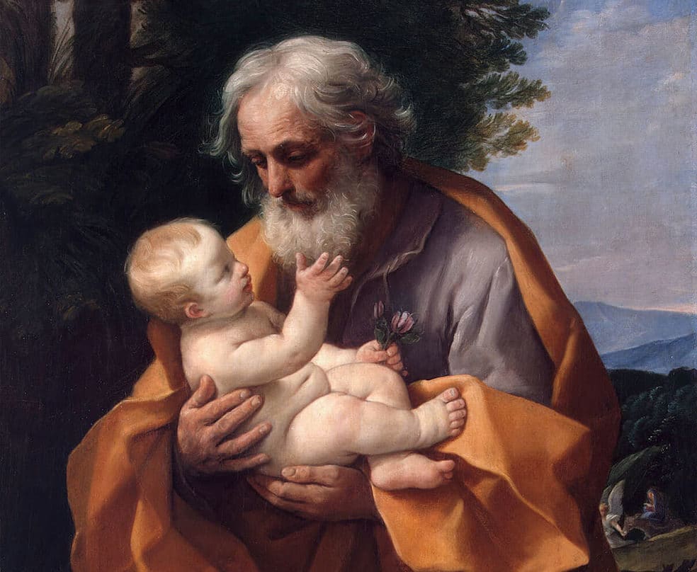 guido reni st joseph with the infant Jesus