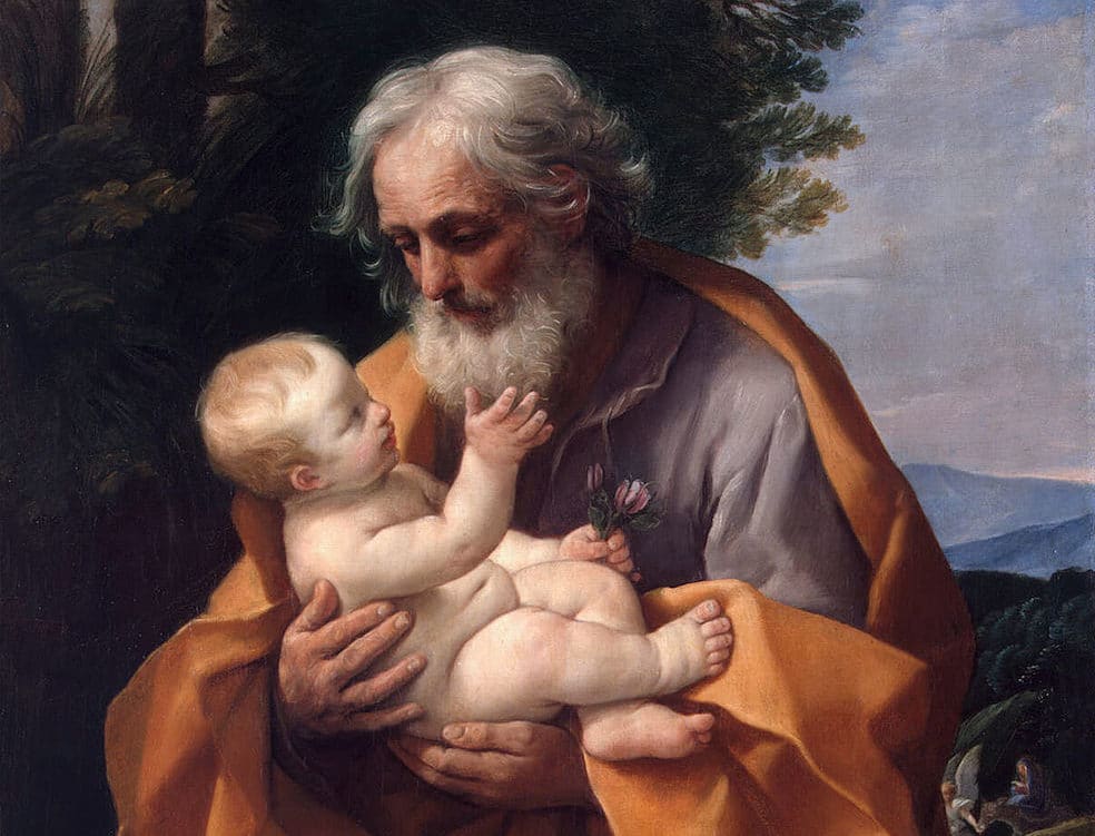 guido reni st joseph with the infant Jesus