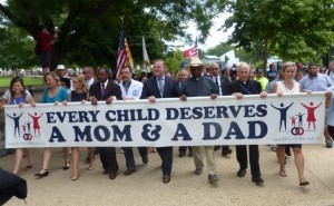 Leaders of the March for Marriage in Washington, DC, April 2015