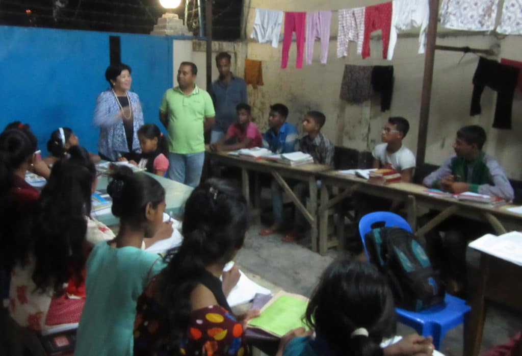 Speaking-with-the-children-at-Home--for-the-Champions,-Savar-District,-Dhaka,-Bangladesh,-February-2017