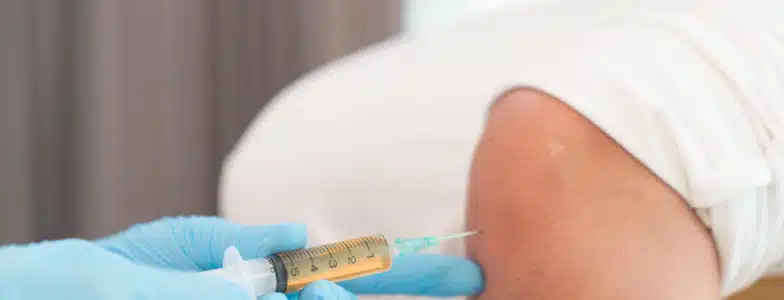 injection into arm