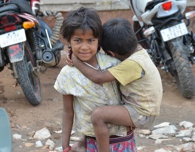 poor children india