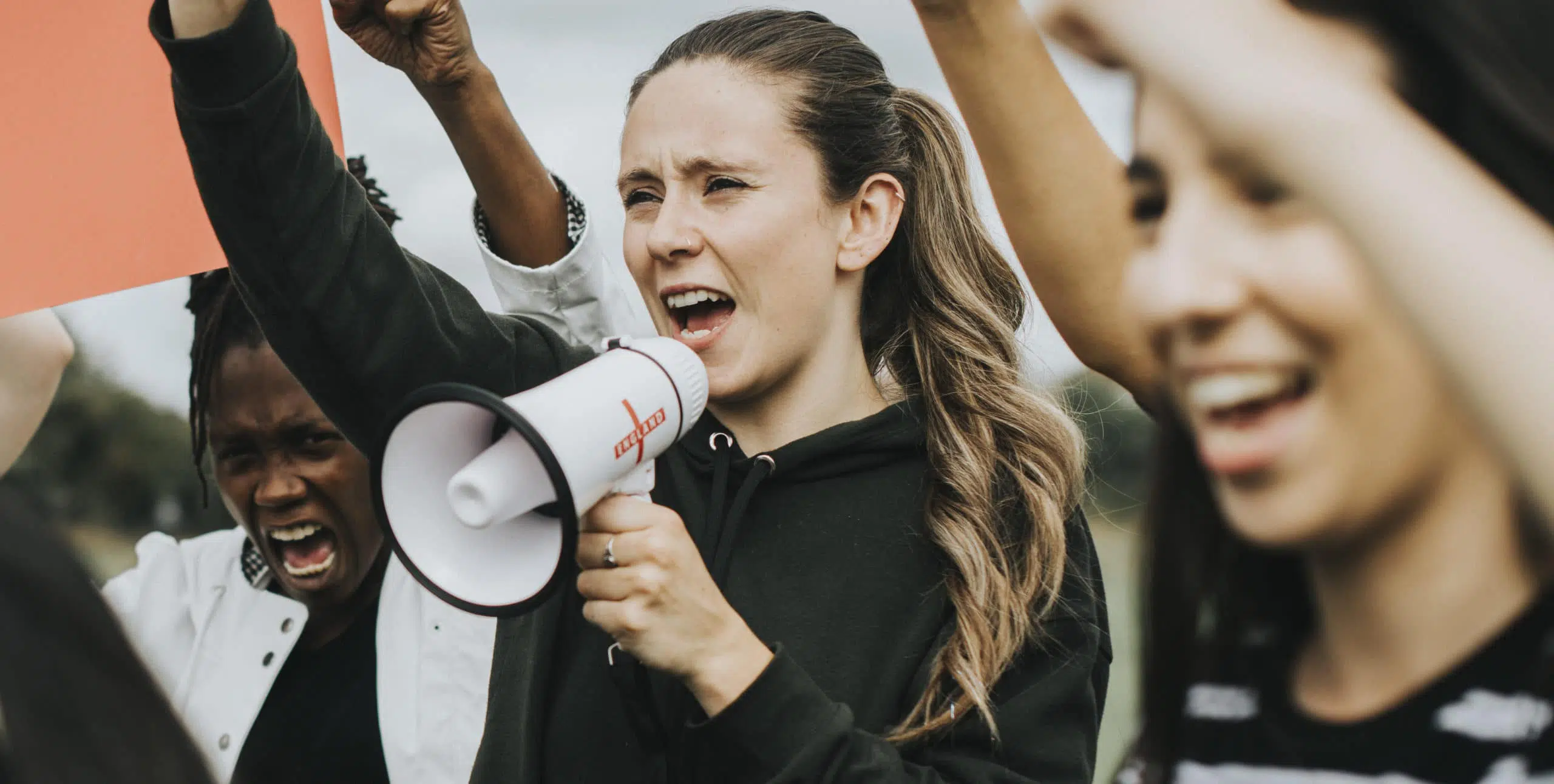 Group of female activists is protesting