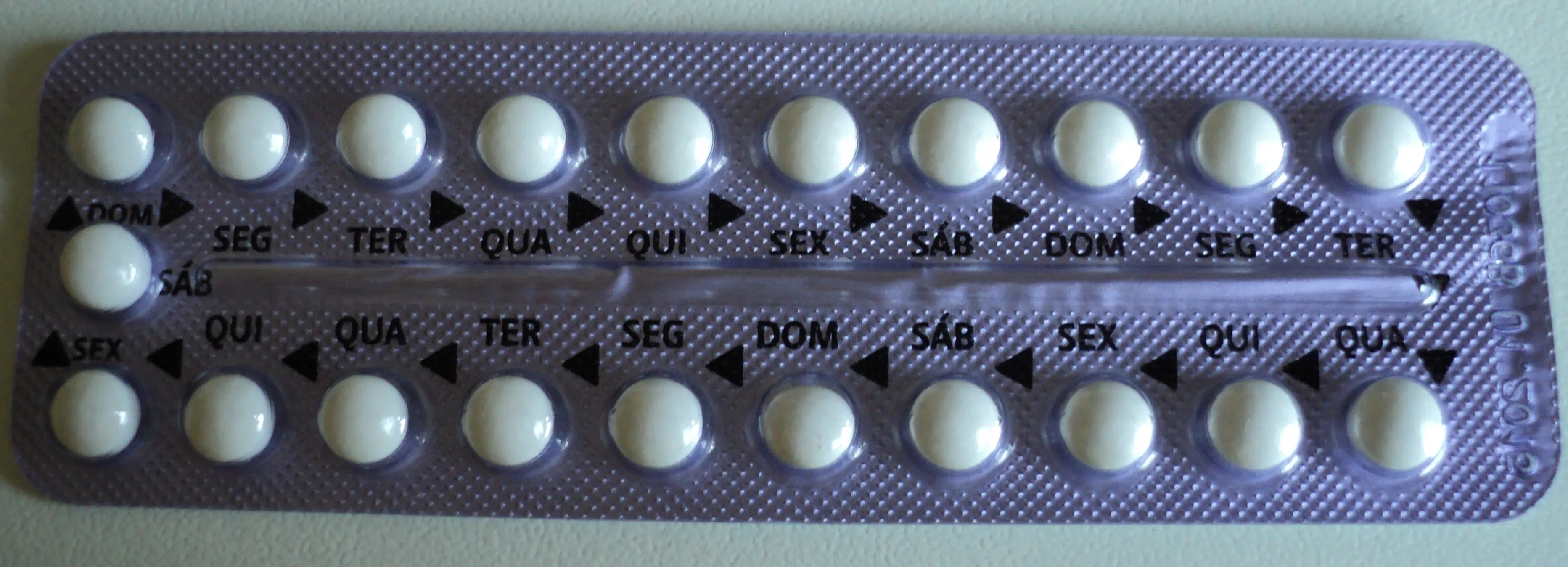 pack of contraceptive pills