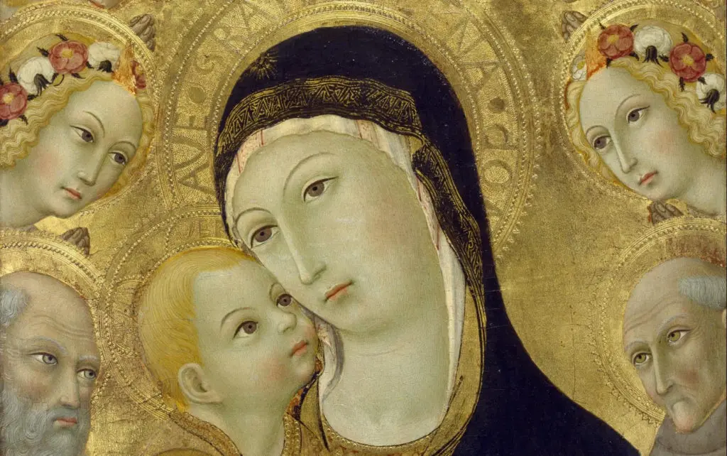 virgin and child sano di pietro