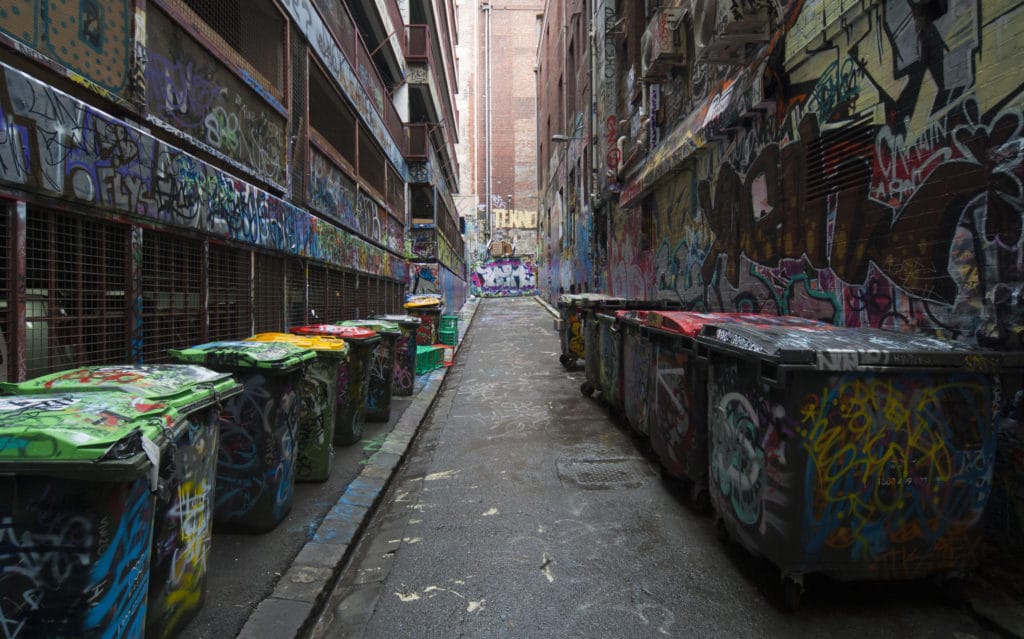 back alley