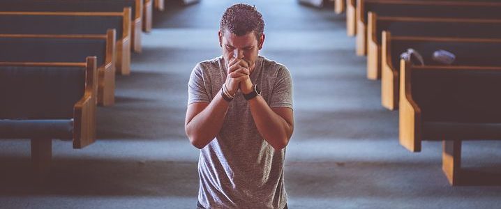man at prayer