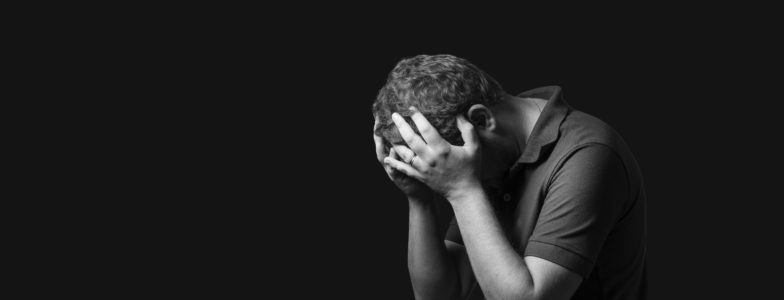 sad man with depression