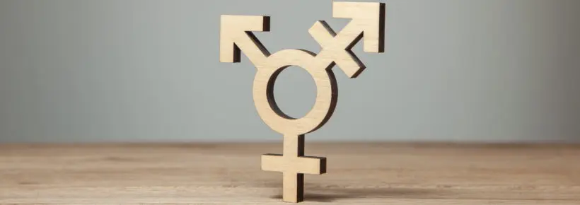 Backlash Against Two Centers of Gender Ideology - transgender symbol 3D