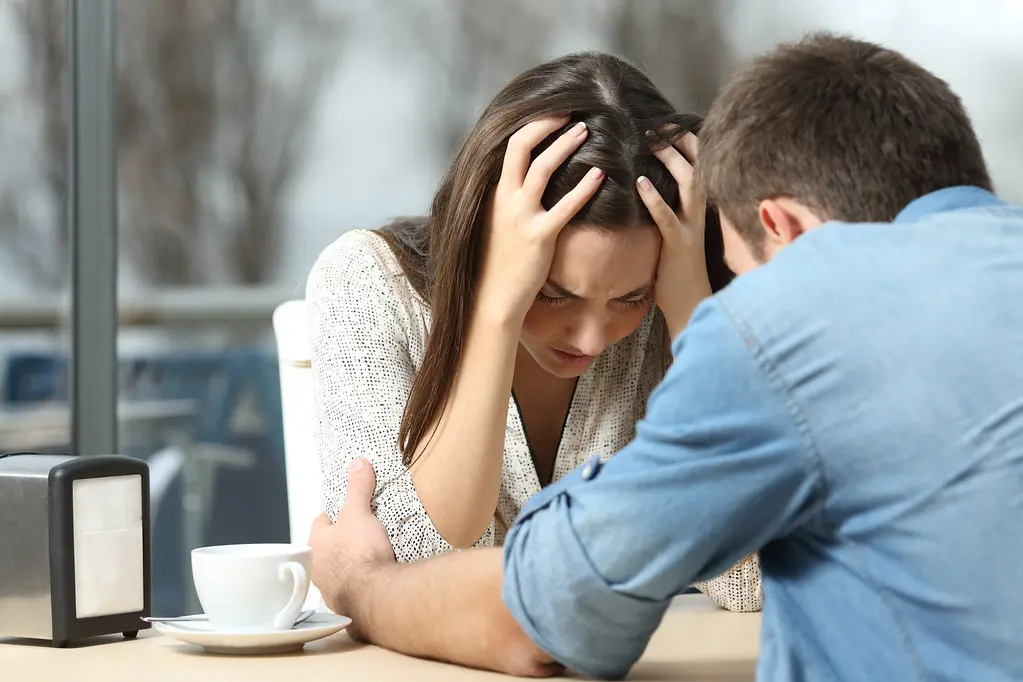 what percentage of marriages survive infidelity? Unhappy couple