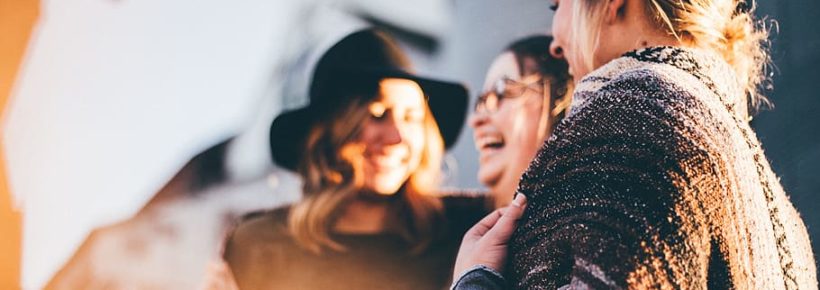 happy friends women laughing together girls