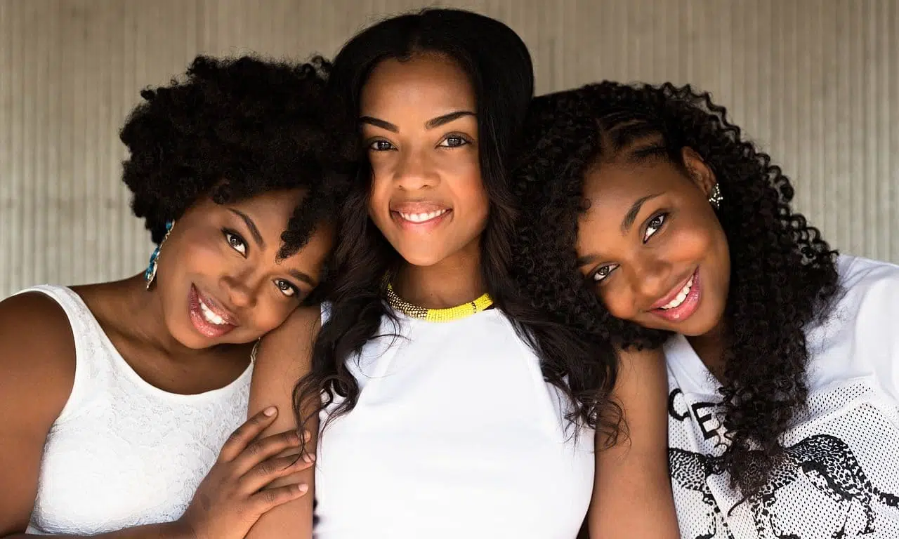 beautiful black women smiling