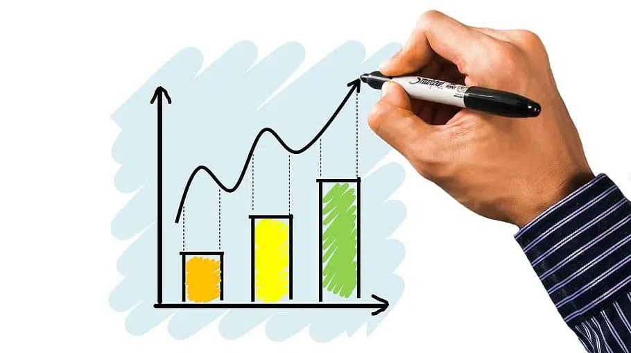 graph trend statistics chart