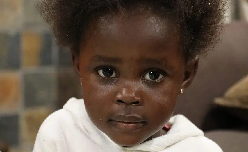 black african toddler girl