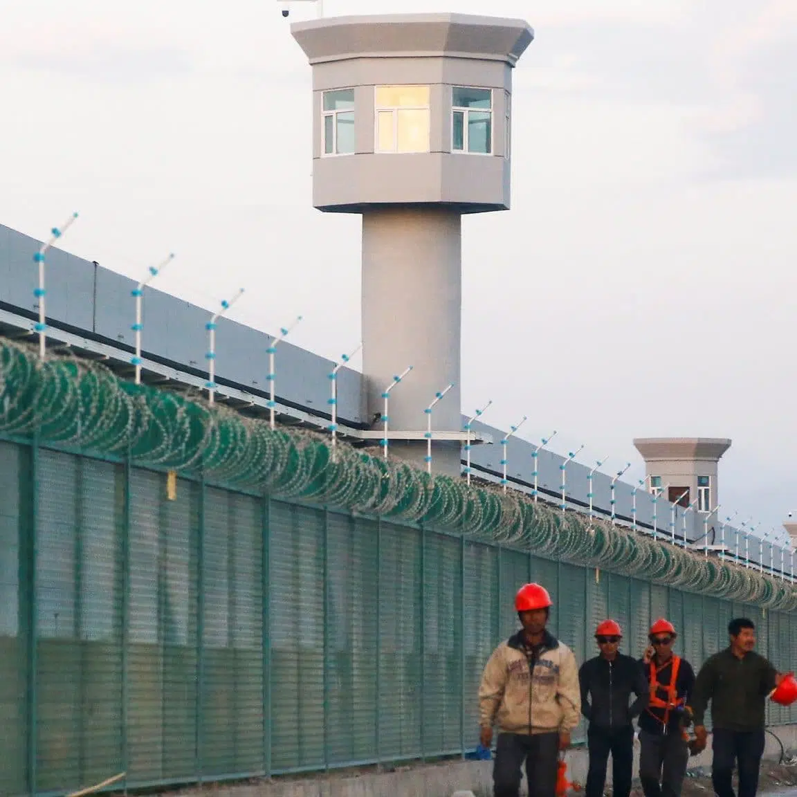 Uighur population control camp in China