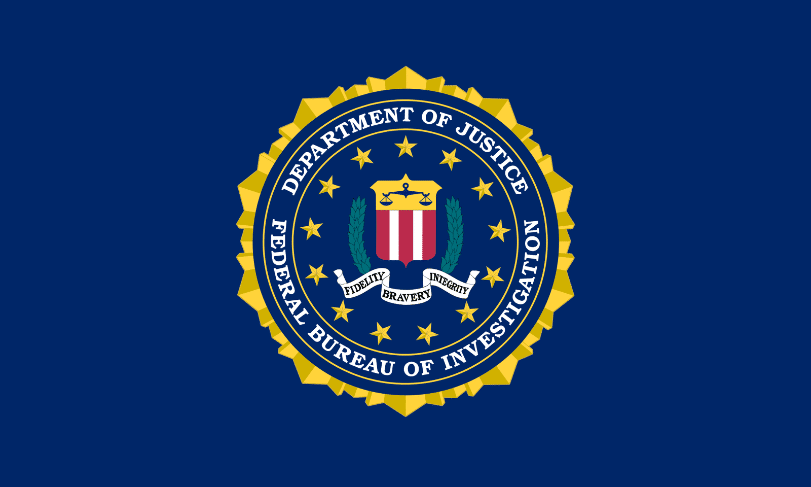 fbi logo flag