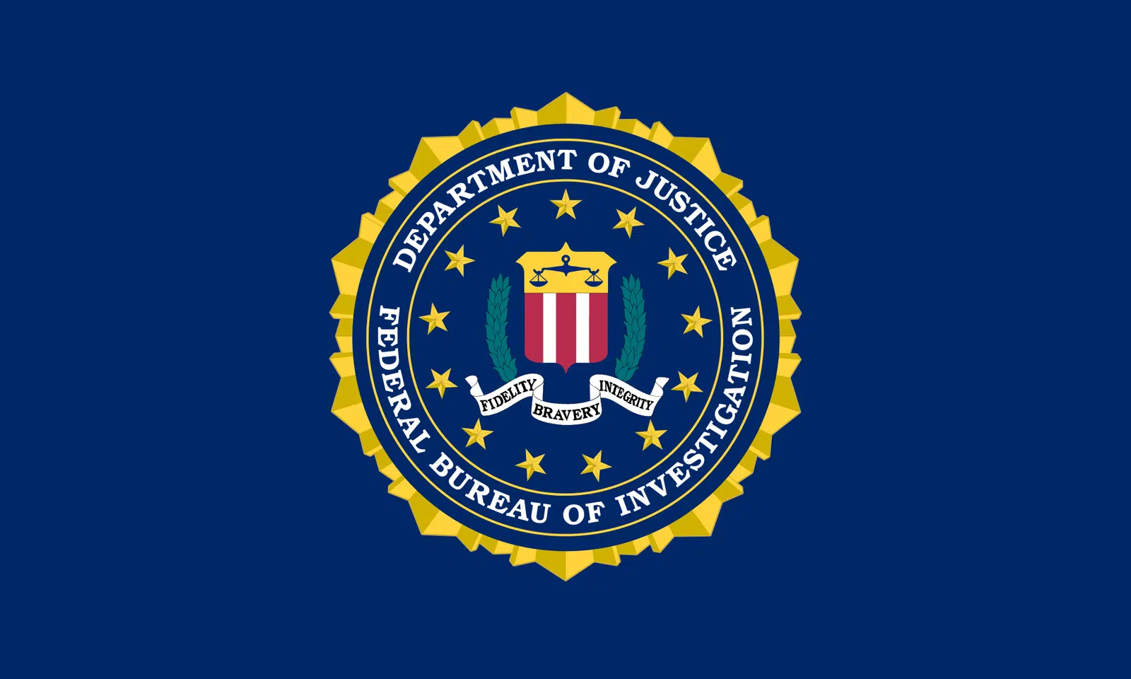 fbi logo flag