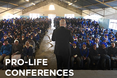 pro life conference with fr shenan boquet - HLI human life international