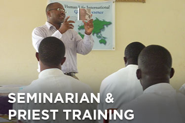 HLI seminarian and priest training human life international