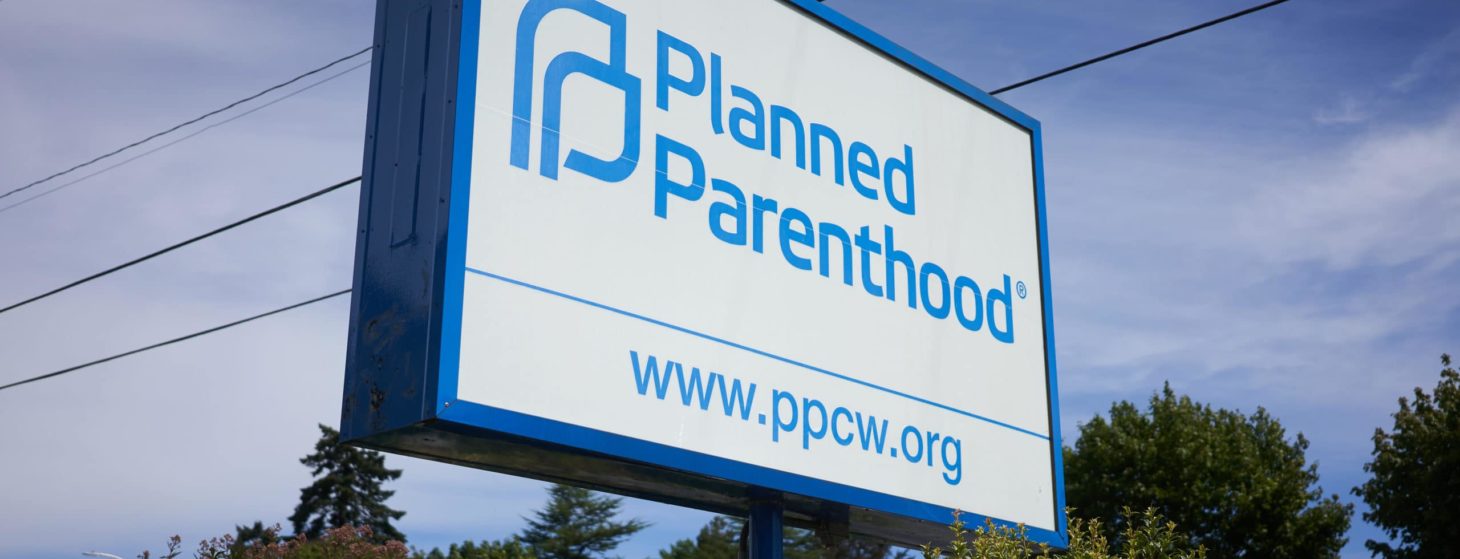 Milwaukie, OR, USA - Planned Parenthood sign