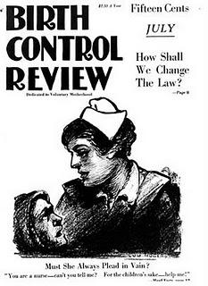 Front cover of the Birth Control Review, July 1919