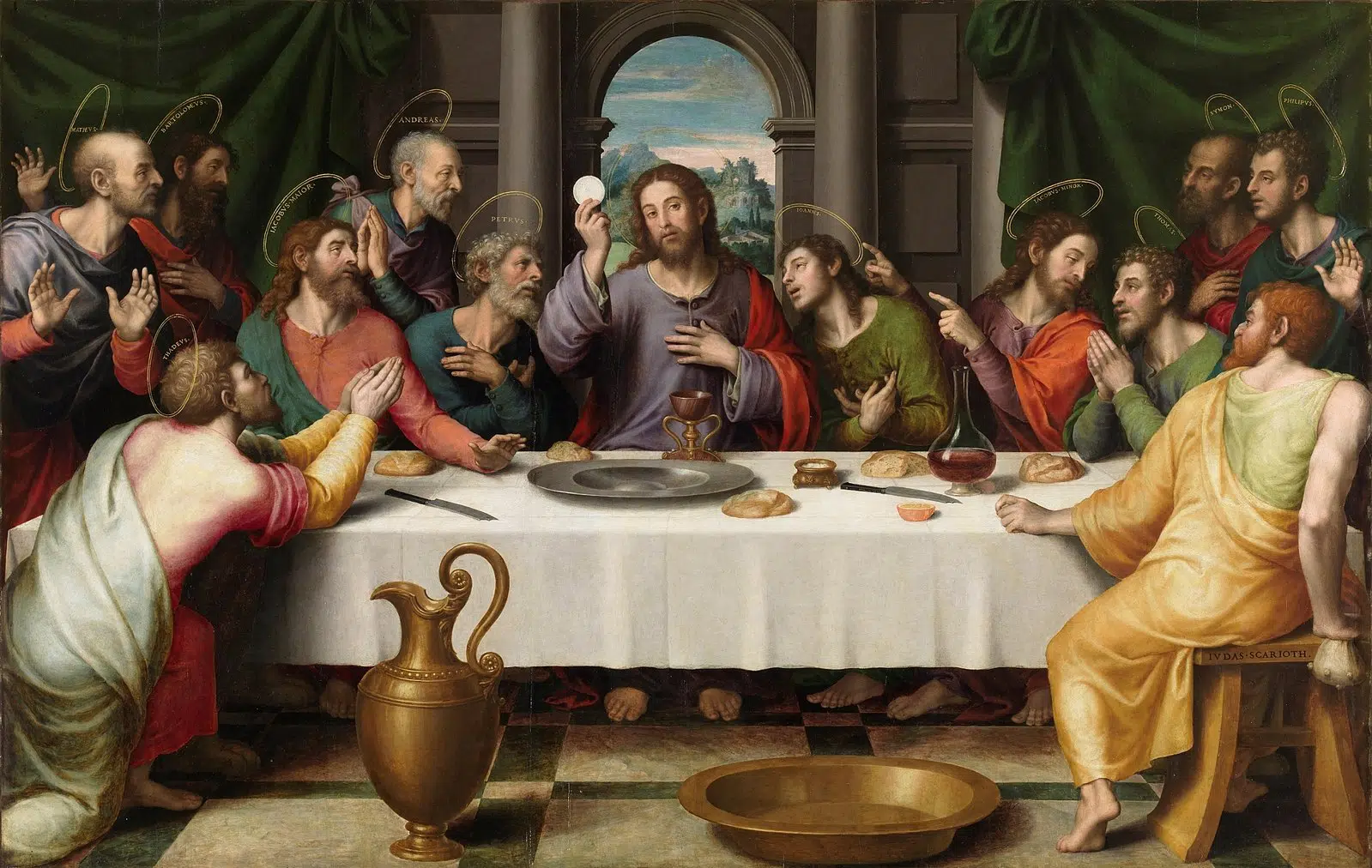 The Last Supper by Juan de Juanes