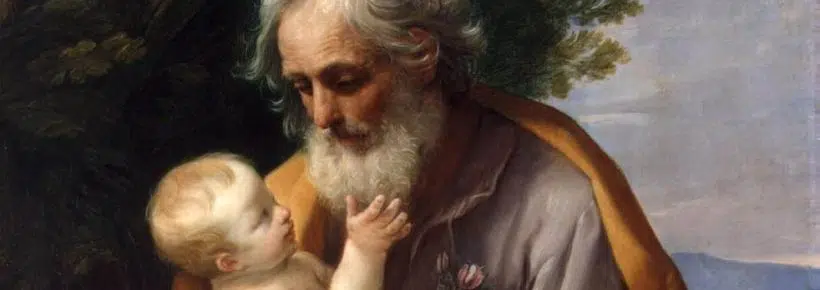 guido reni - st joseph with the infant Jesus