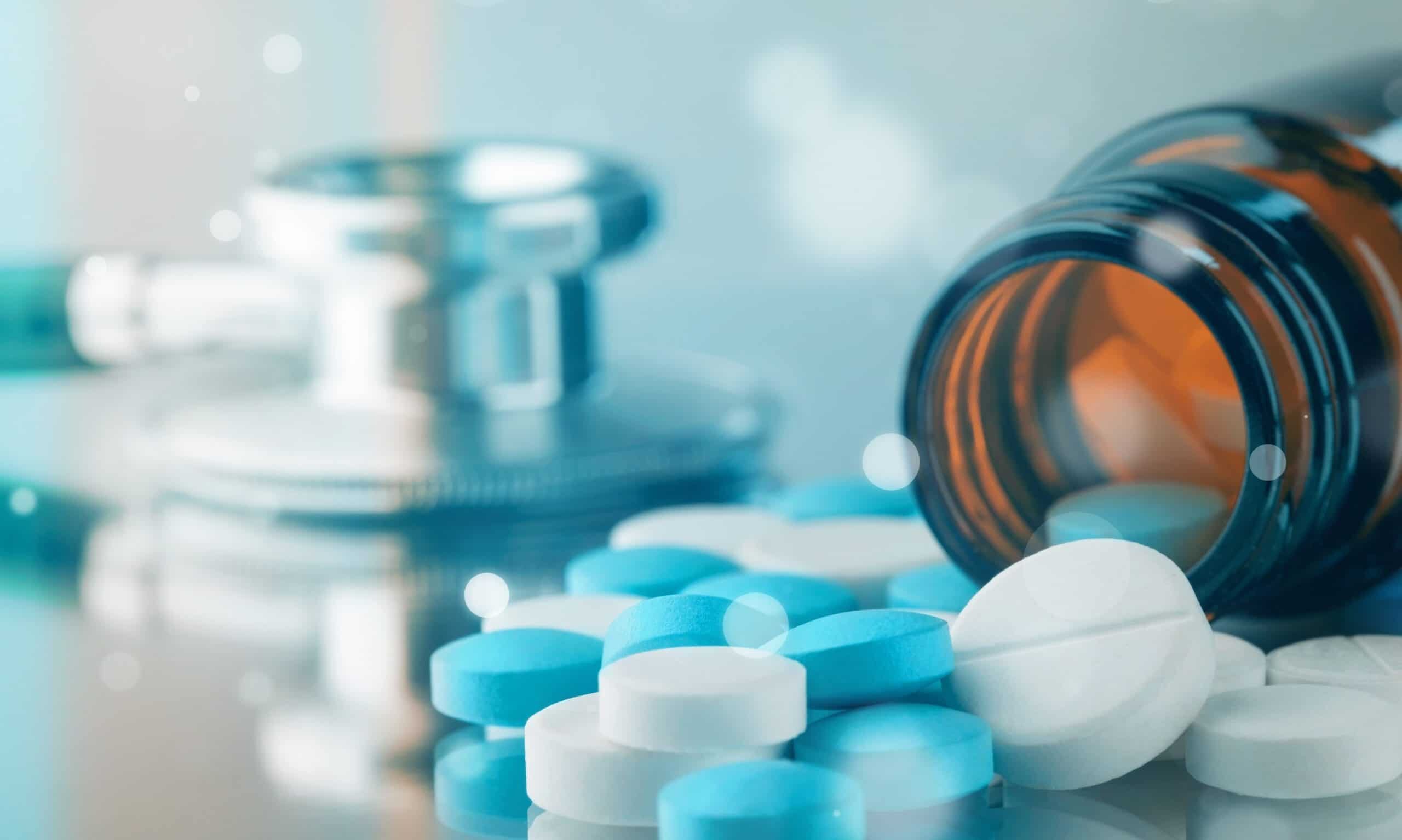 Opill: spilling bottle of pills