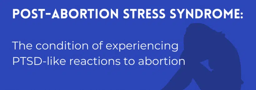 definition of post-abortion stress syndrome (PASS)
