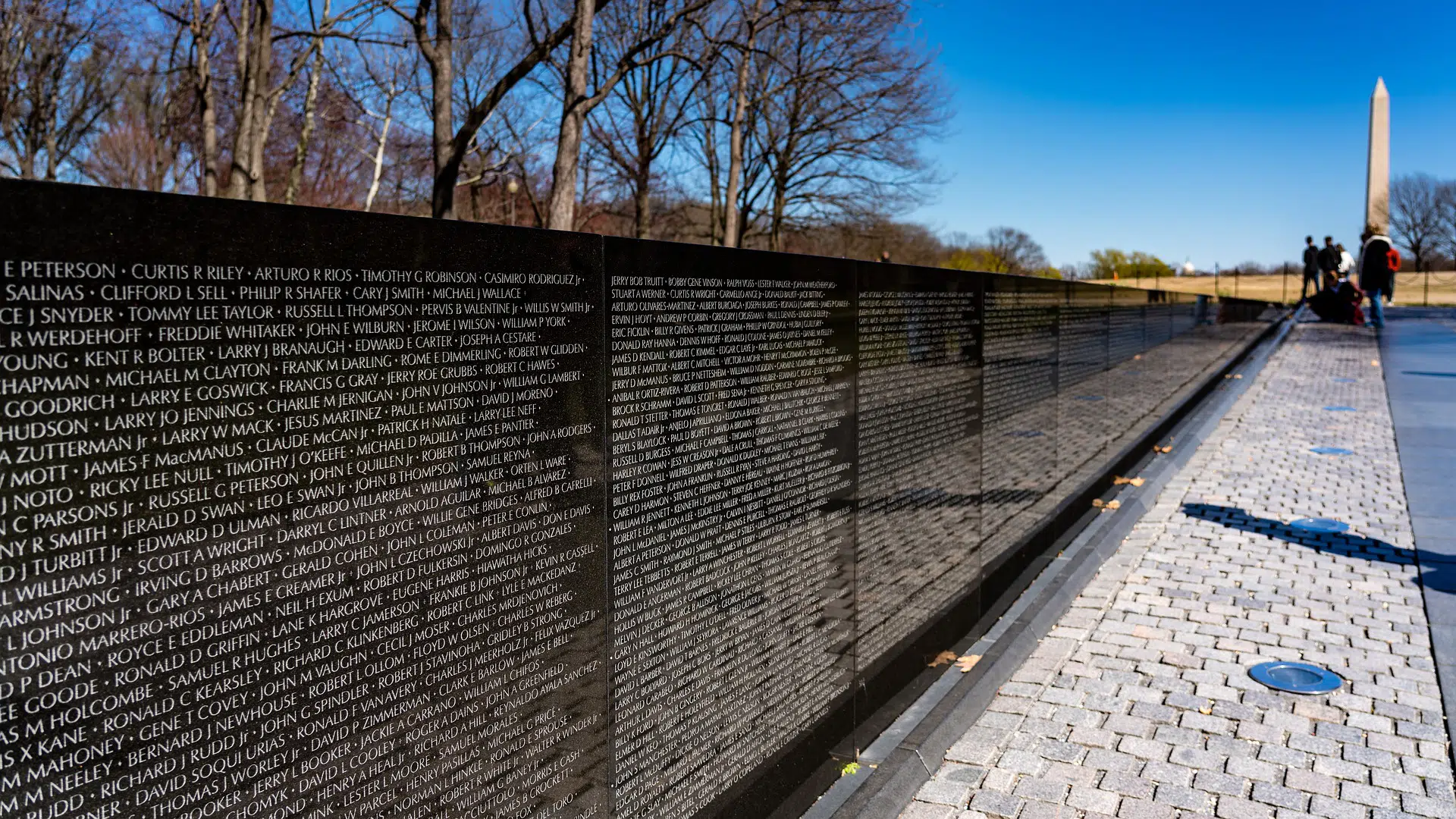 the vietnam memorial in washington, DC