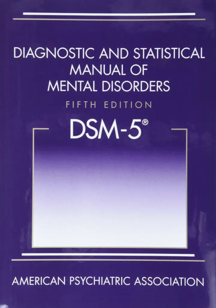 cover of the diagnostic and statistical manual of mental disorders (dsm-5)