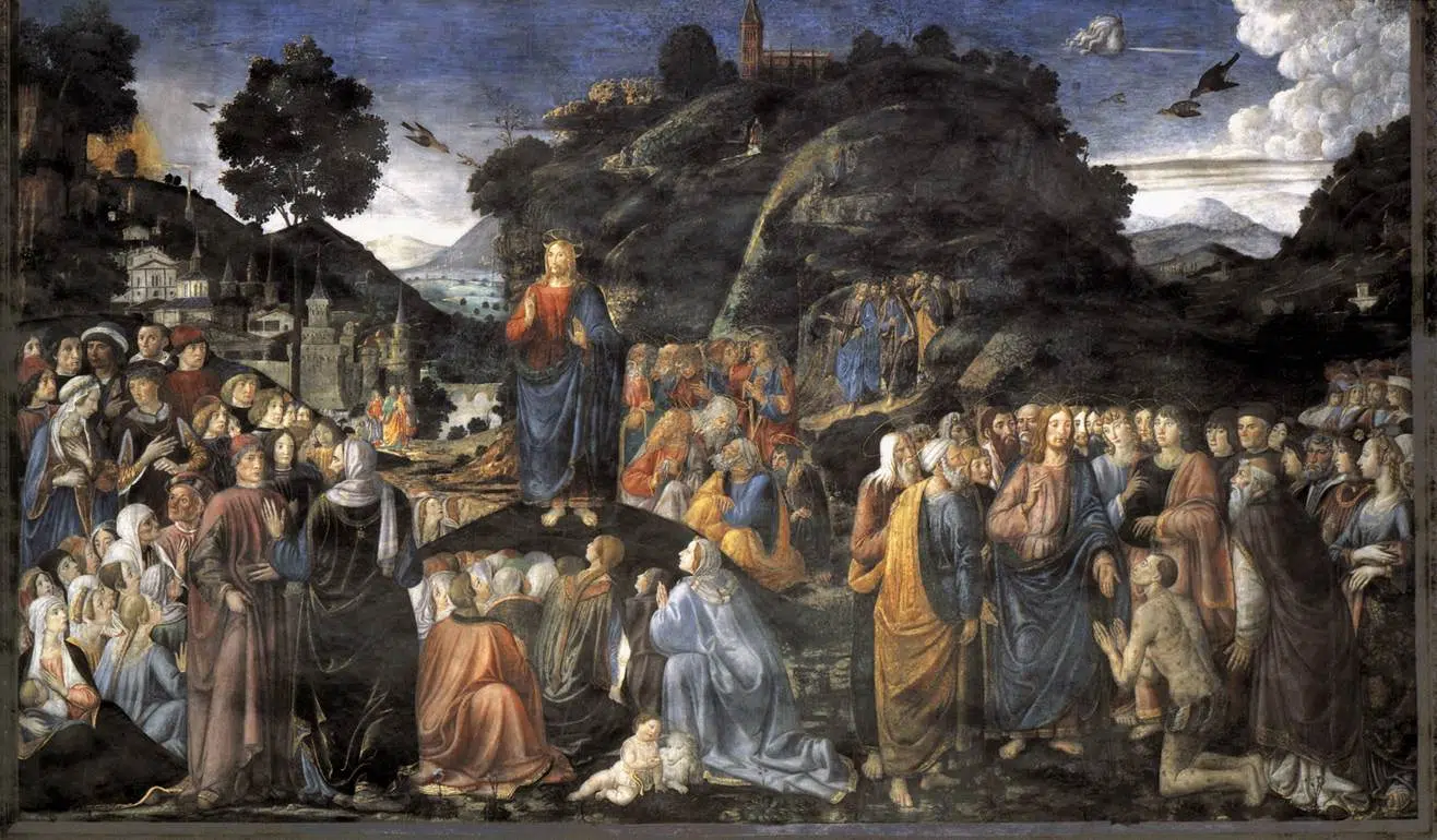Sermon on the Mount by Cosimo Roselli