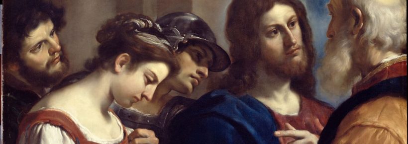 The Woman Taken in Adultery by Guercino