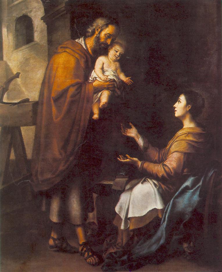 The Holy Family by Bartolome Esteban Perez Murillo