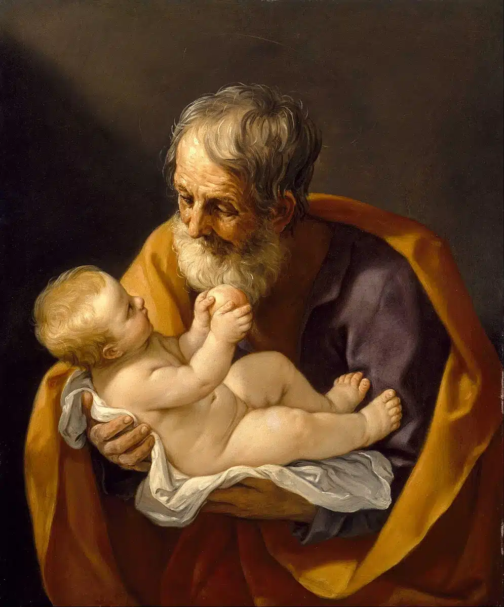 St Joseph and the Christ Child by Guido Reni