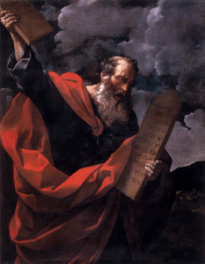 Moses with the Tables of the Law by Guido Reni