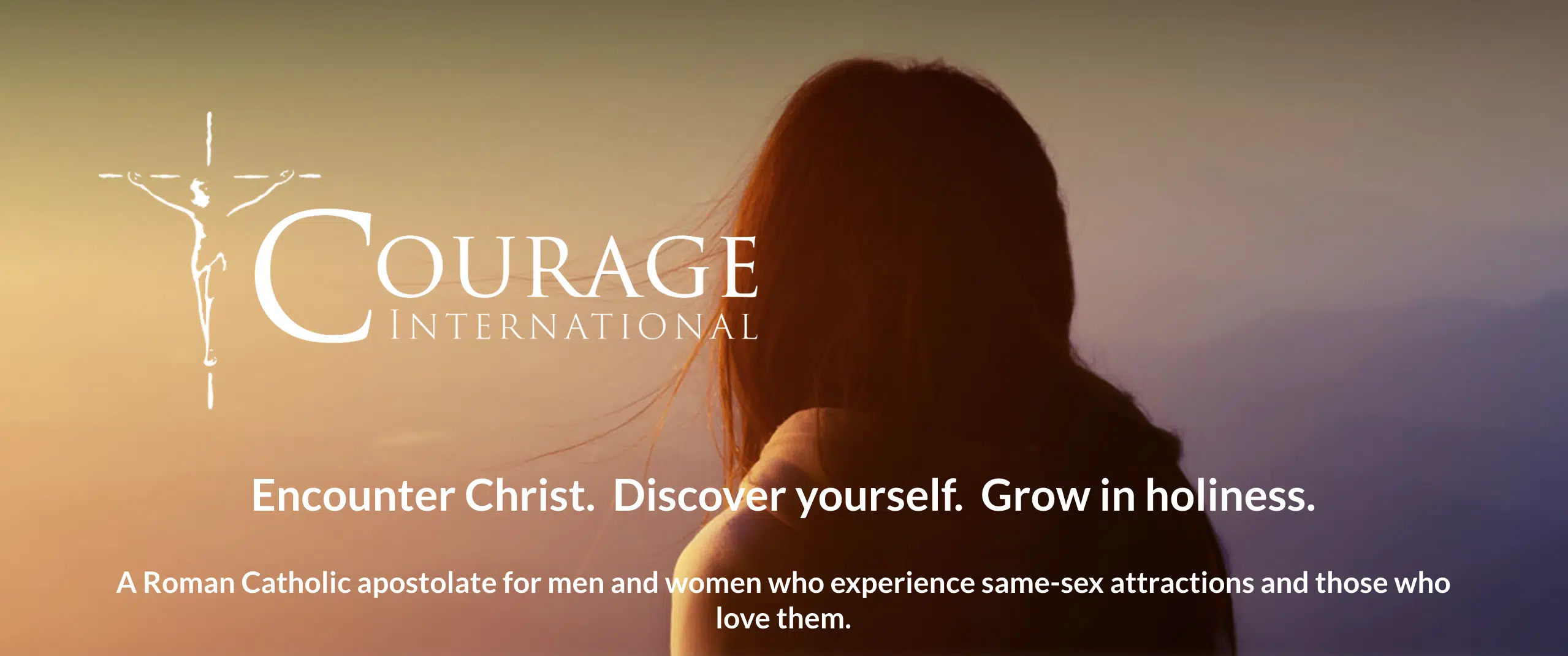 homepage of Courage International