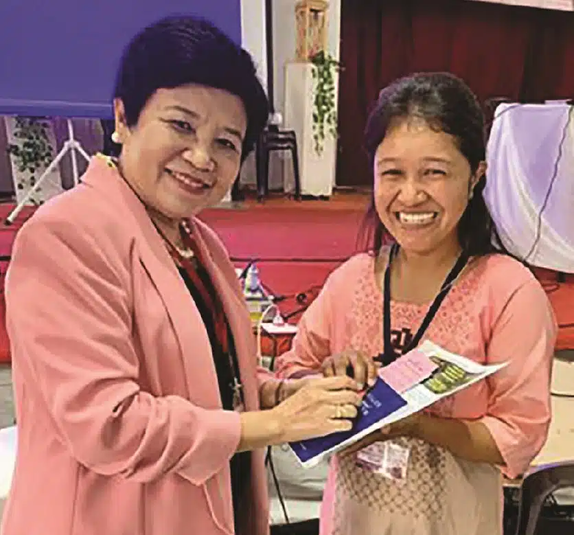 Nisha and Dr. Ligaya Acosta