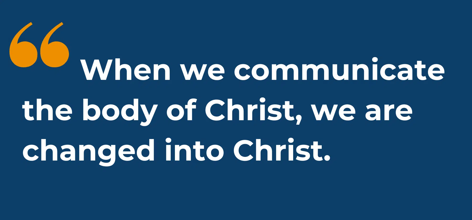 quote about Holy Communion