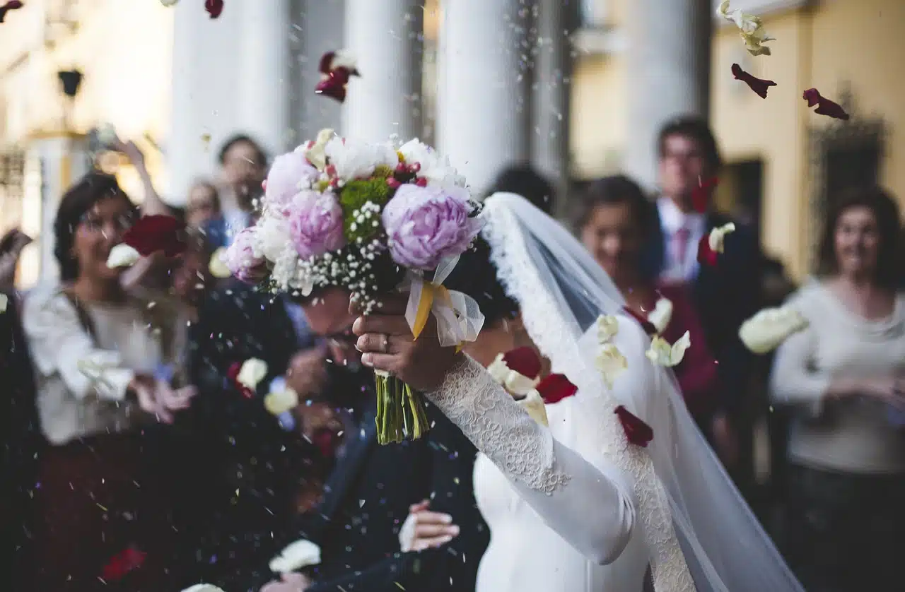 couple getting married