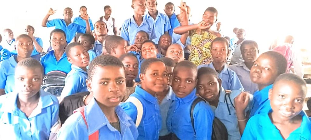 Group of Malawian school children