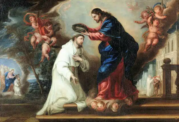 Painting of St. Raymond, patron saint of pregnancy