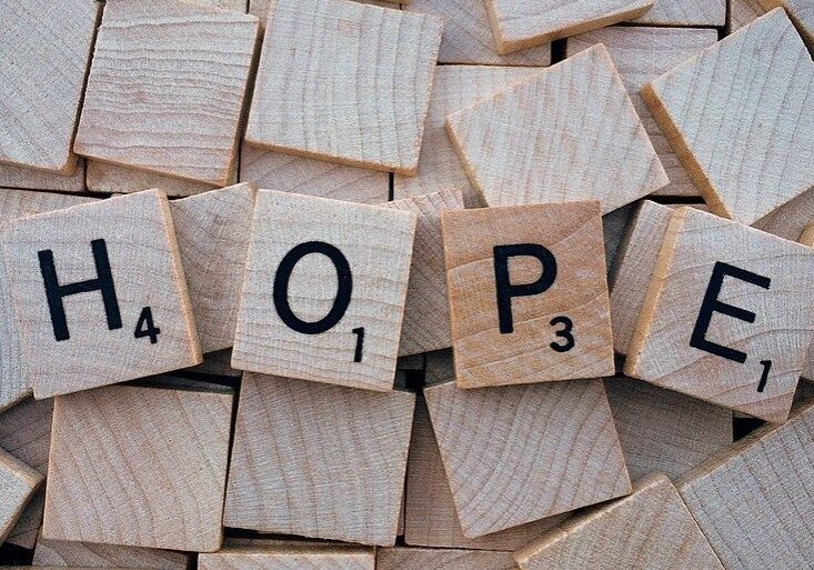hope scrabble letters
