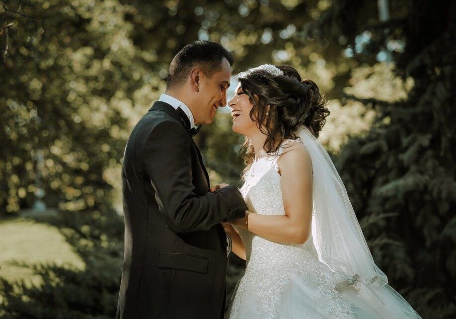 happy newlyweds